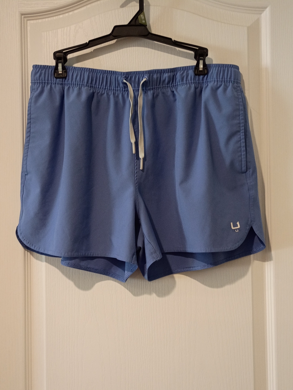 Huk - Women's Sky Blue Fishing Shorts with Drawstring - Size XL